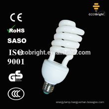 T4 25W Half Spiral compact fluorescent lamp bulb 10000H CE QUALITY